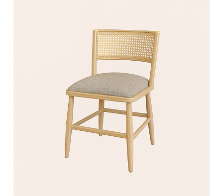 SILLA SOMER T LINO ECO CAQUI MADERA ASH