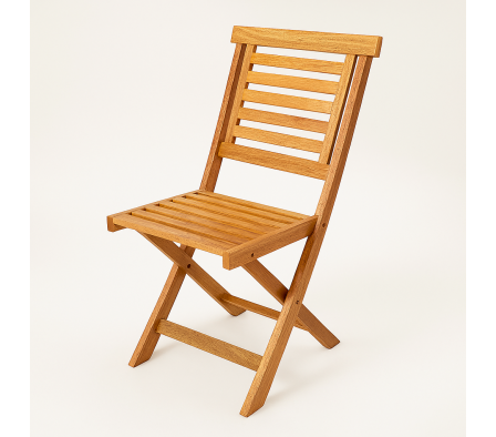 SILLA PLEGABLE MARI EUCALIPTO