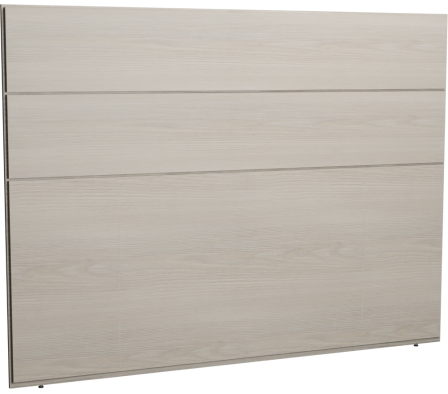 CABECERA C180 190X140X3CM PINO ALAND BLANCO