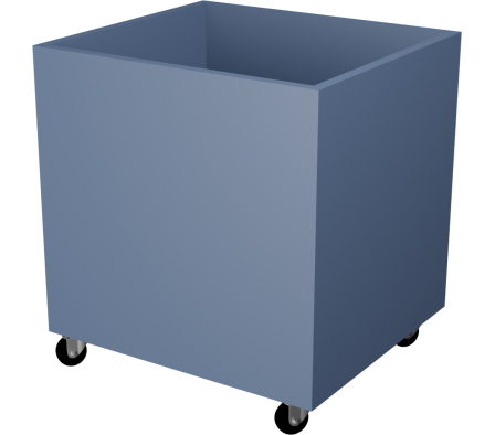 CUBO CON RUEDAS 41X45,5X37CM AZUL COSMICO