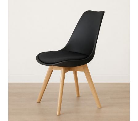 SILLA TULIP NEGRA