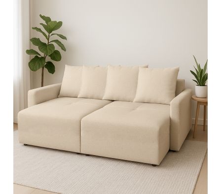 SOFÁ CAMA 2.10 M BENSON AMENDOA